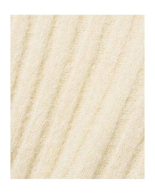 Khaite White Claire Midi Skirt