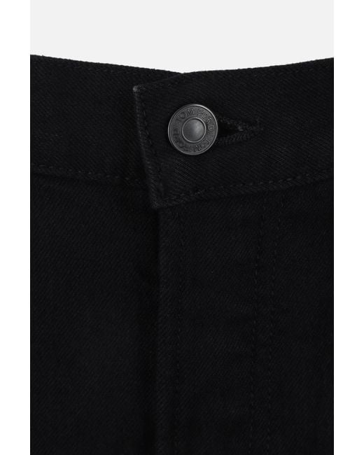 Tom Ford Black Mid -Rise Slim-Fit Jeans for men