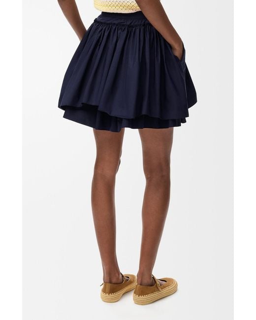 Loewe Blue Mid-Waisted Skirt