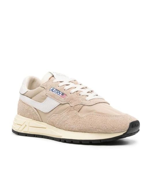 Autry White Lace-Up Low-Cut Casual Shoes