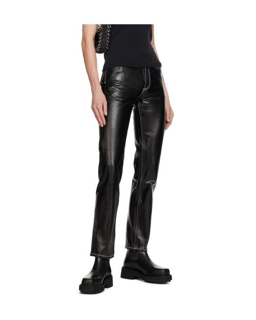 Eytys Black Orion Mid-Rise Jeans for men
