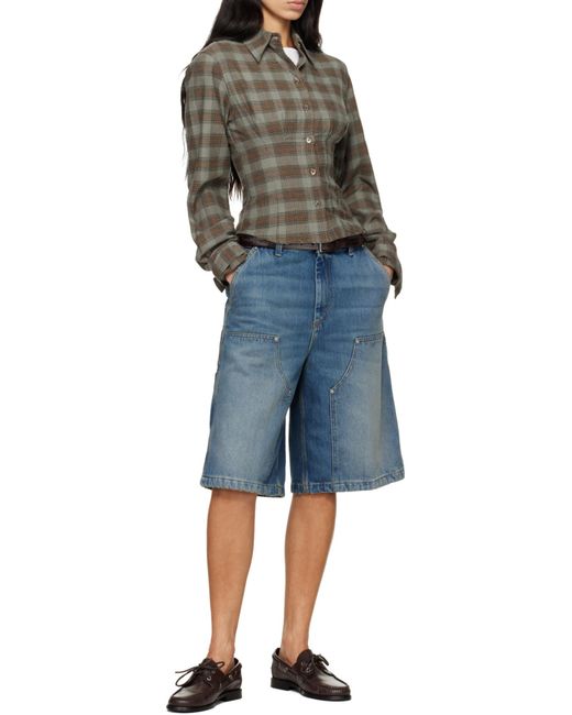 Carhartt Blue W' Nixon Double Knee Short