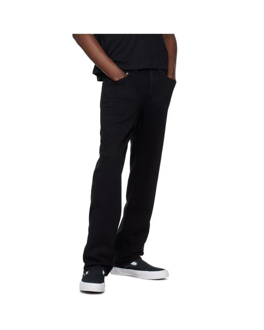Rag & Bone Black Jeans With Belt Loops for men