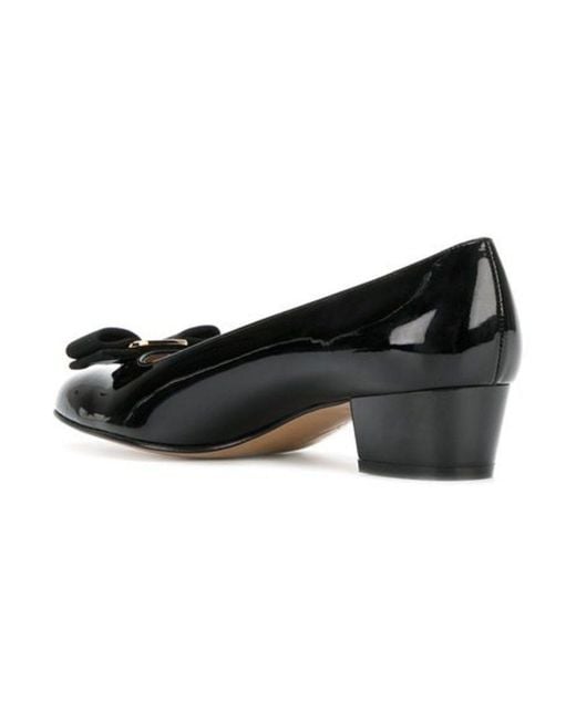 Ferragamo Black Ferragamo Vara Bow Pumps