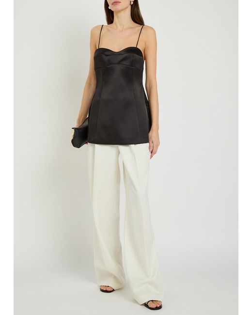 Rohe Black Satin Top