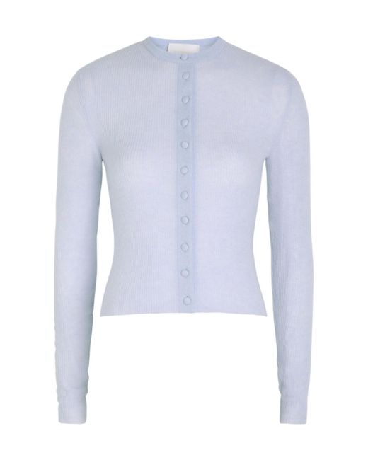 Citizens of Humanity Blue Tabitha Wool And Cashmere-Blend Cardigan