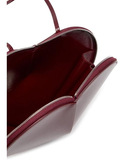 Alaïa Red Glossed Leather Cross-Body Bag