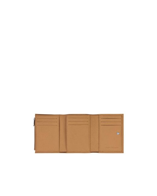 Longchamp White Le Roseau Wallet