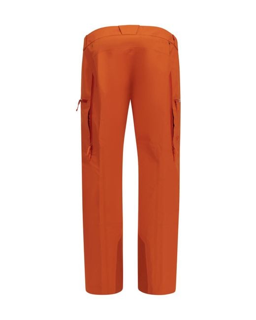 Arc'teryx Orange 'Sabre' Technical Pants for men