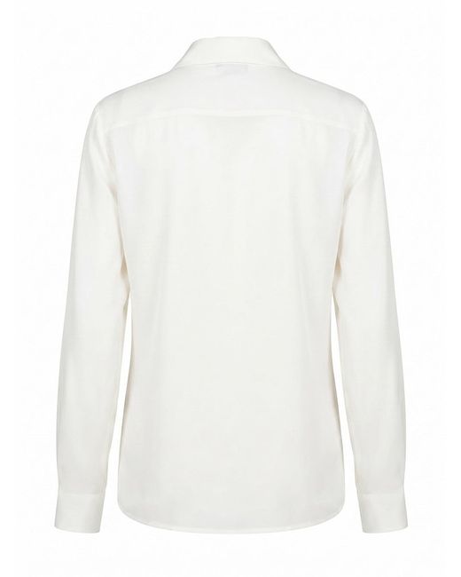 Peserico White Long-Sleeved Shirt