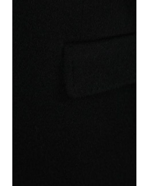 Our Legacy Black Double-Breasted Long Coat for men
