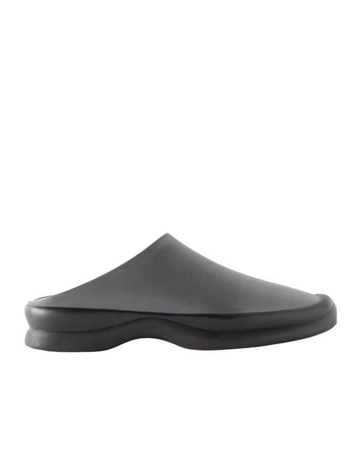 The Row Brown Town Leather Clogs
