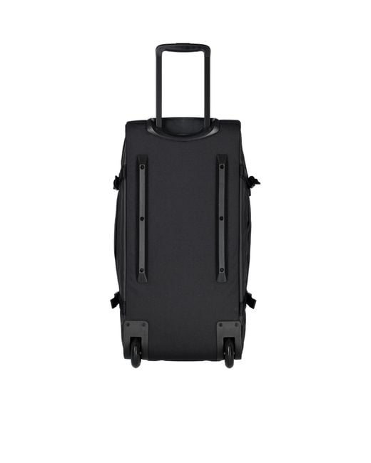 Eastpak Black Duffle Pack Wheel Tarp Luggage for men