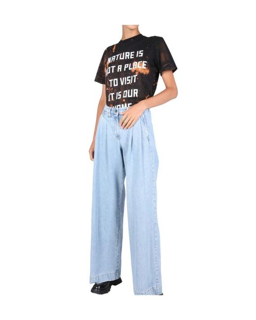 Golden Goose Deluxe Brand Black Slogan-Print T-Shirt