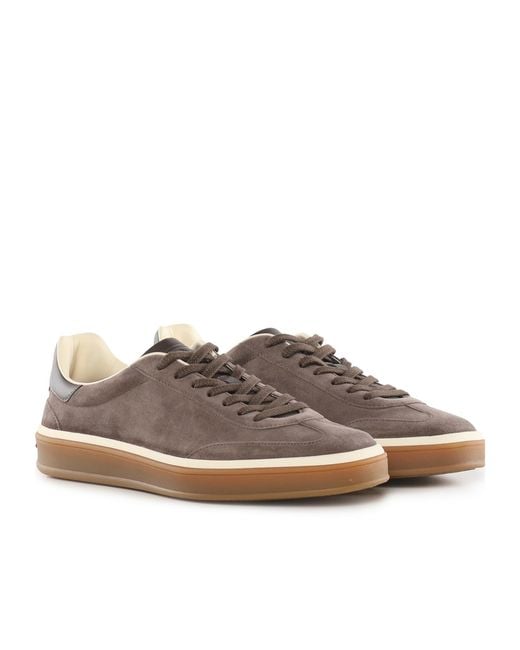 Loro Piana Brown Tennis Walk Sneakers for men