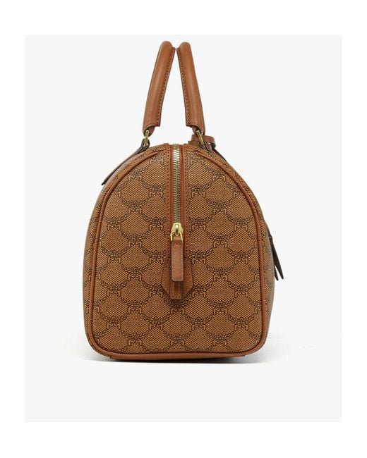 MCM Brown Ella Medium Boston Bag for men