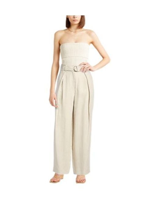 Max Mara Natural Loose Straight-Leg Pants