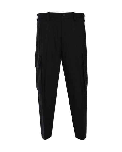 Neil Barrett Black Fireman Cargo Trousers for men