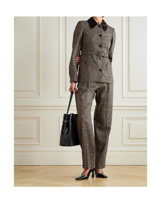 Blazé Milano Gray Casual Pants With Belt Loops