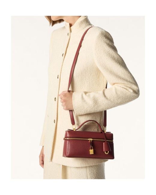 Loro Piana Red Extra Bag L23 Shoulder Bag