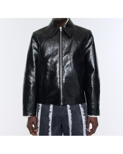Séfr Black Long Sleeve Casual Jacket for men