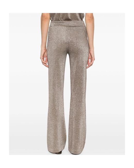 Missoni Gray Metallic-Effect Trousers