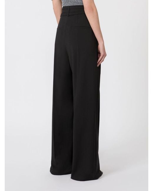 Sportmax Black Spxbautta Wide-Fit Trousers
