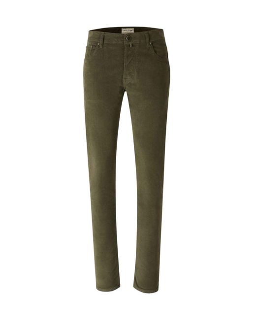 Jacob Cohen Green Belt Loop Casual Pants for men