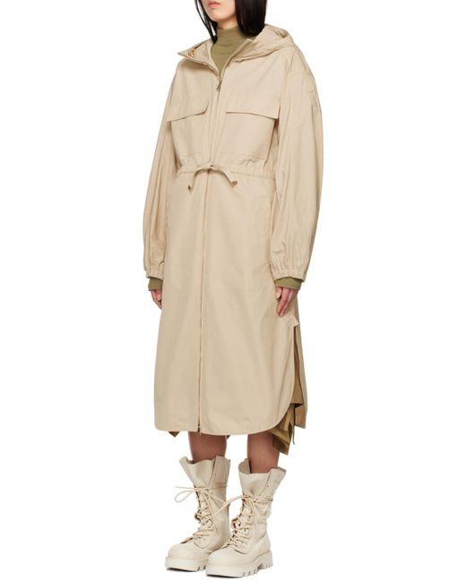 Moncler Natural Laerte Parka Coat