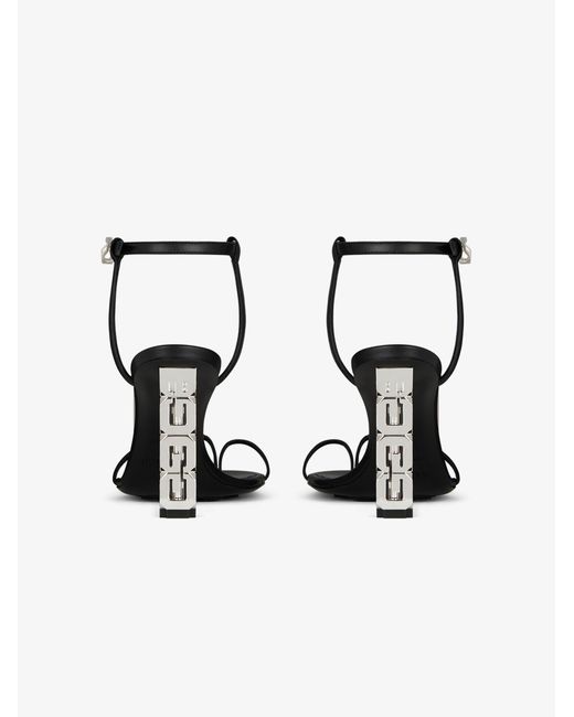Givenchy Black Buckle-Fastening Leather Sandals