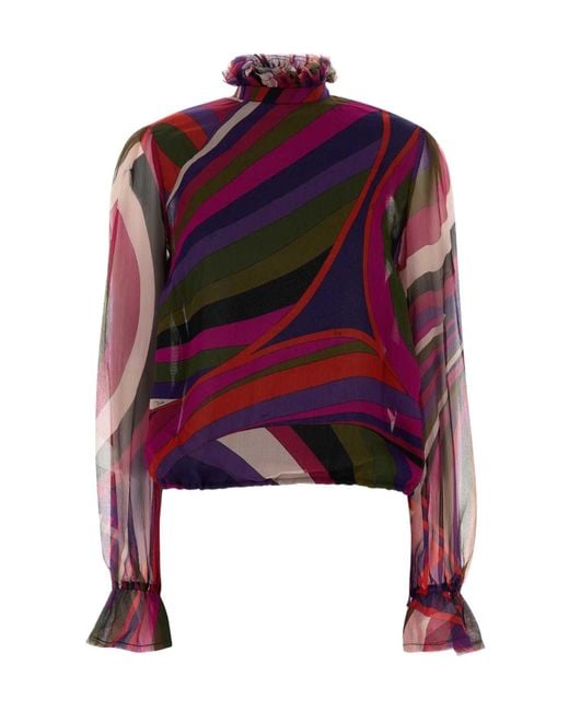 Emilio Pucci Red Blouses