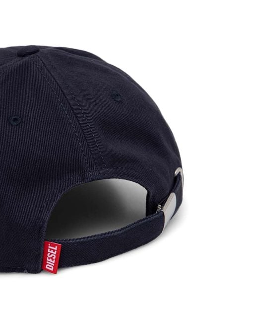 DIESEL Blue Logo Hat for men