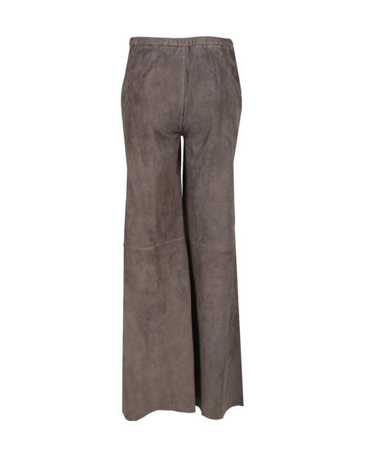 Forte_forte Brown Suede Trousers