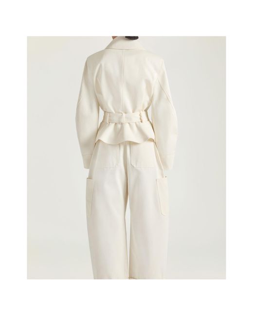 Givenchy Natural Cropped Belted Jacket