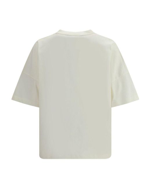 Palm Angels White Bear Printed Ovesize T-Shirt for men