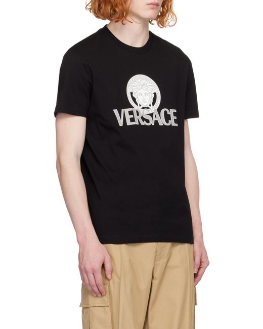Versace Black T-Shirts And Polos for men