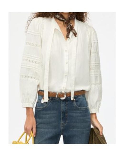 iBlues White Loose-Fit Shirt