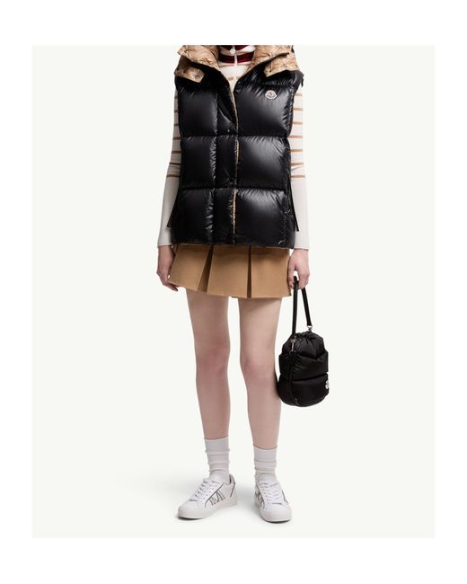 Moncler Black Luzule Hooded Down Vest