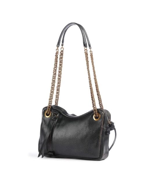 Vivienne Westwood Black Dolce Medium Shoulder Bag