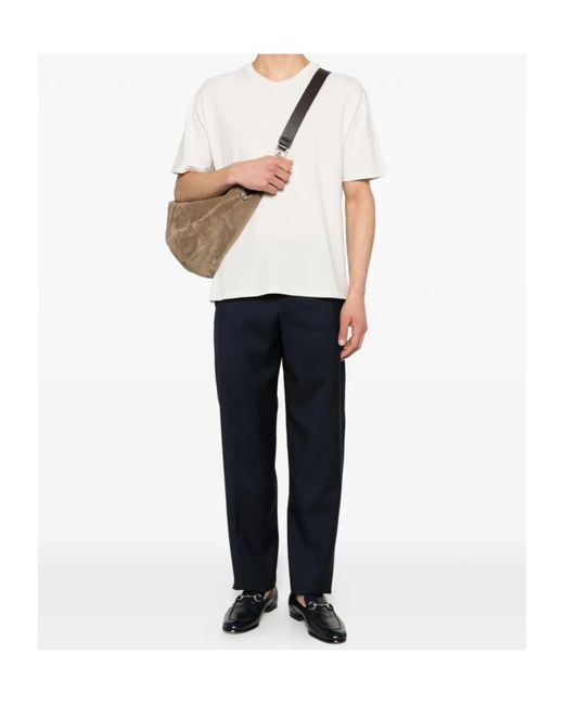 Roberto Collina White Short-Sleeved T-Shirt for men