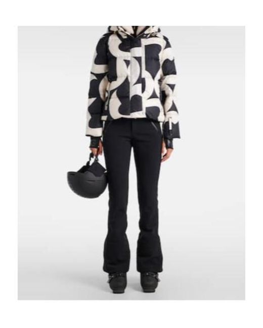 Bogner White Maja Printed Down Ski Jacket