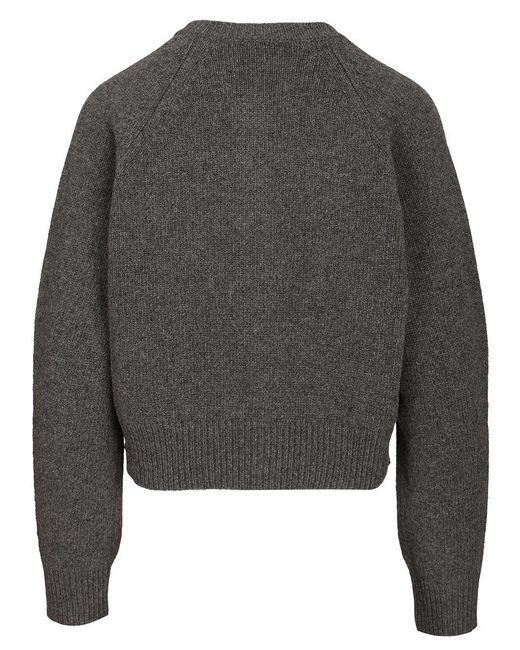 Weekend by Maxmara Gray Long-Sleeved Cardigan