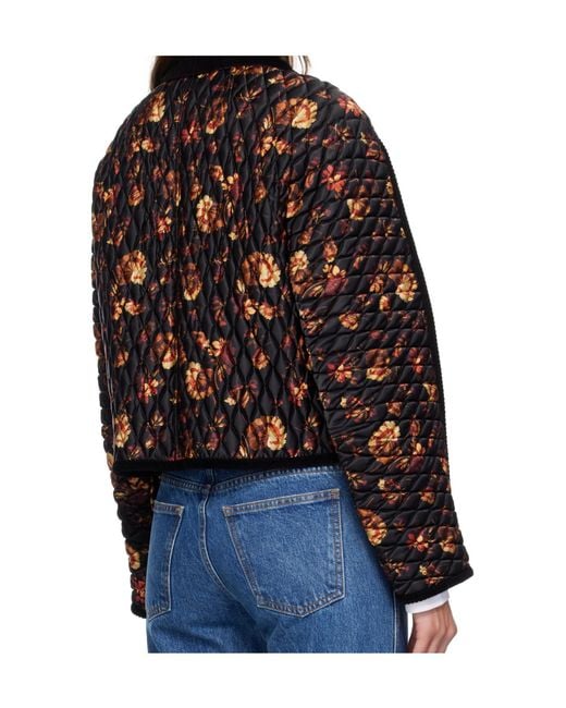 Burberry Black Quilted Jacket "Floriston"