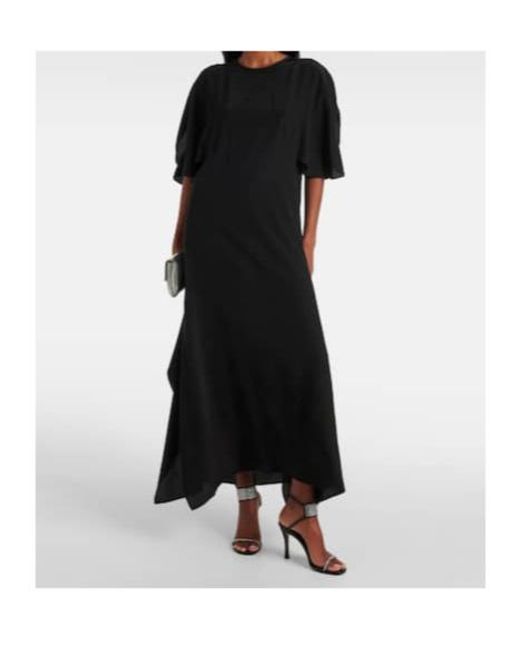 Stella McCartney Black Silk Maxi Dress