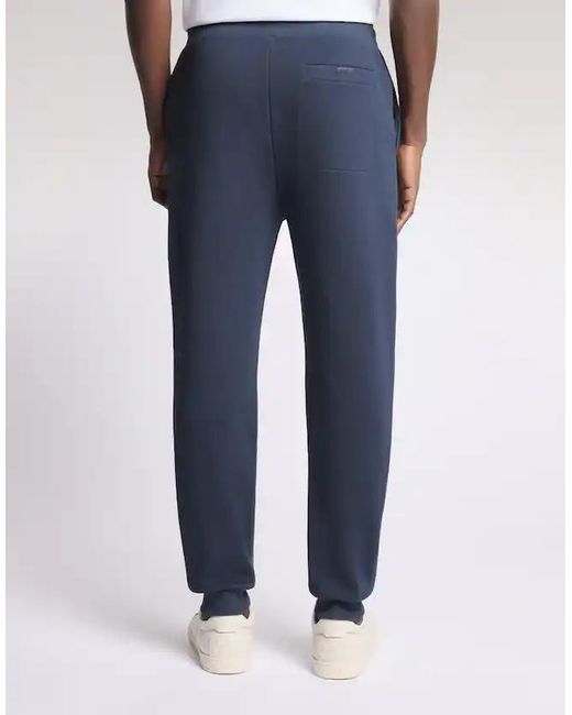 Fay Blue Drawstring Cuffed Joggers for men