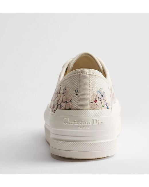 Dior White Walk'N' Platform Sneaker