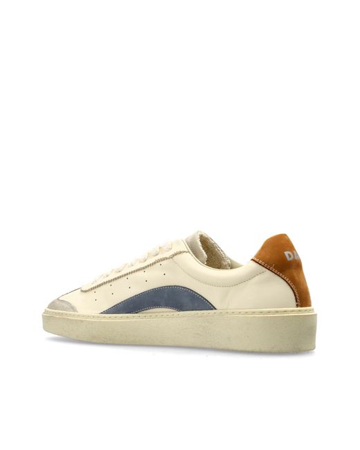 DSquared² Multicolor Panelled Leather Sneakers for men