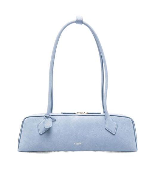 Alaïa Blue Le Teckel Medium Shoulder Bag