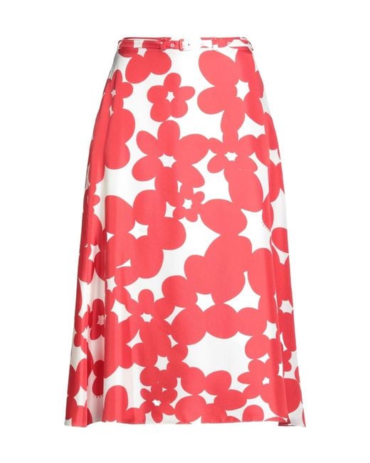 Marni Floral Flared Skirt
