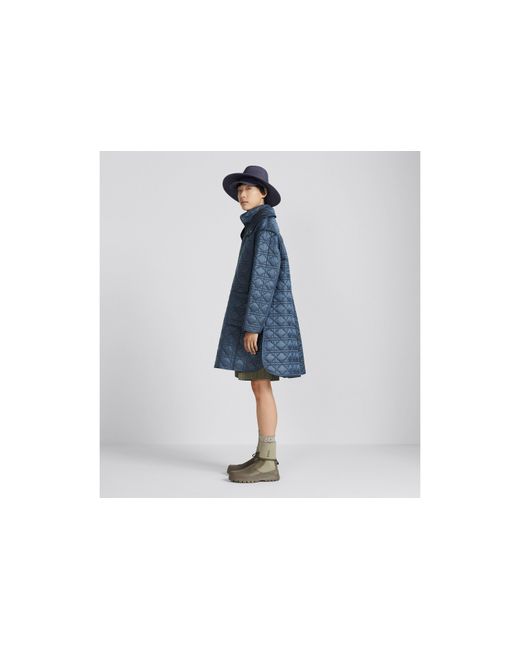 Dior Blue Cannage Coat for men